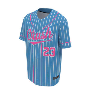 Custom Team Baseball Jersey Half Sleeve Button Up Uniform for Schools Clubs Leagues Personalized Logo <b>Name</b> Number - Product Image 4