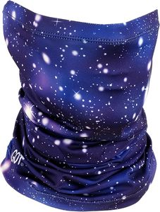Cagoule unisexe ajustable en peluche violette avec logo personnalisé, impression par sublimation sur spandex/polyester, masque intégral à transfert thermique - Product Image 3