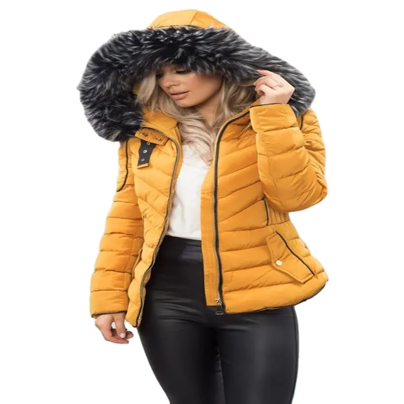 Sherpa Fox Racoon Fur Women Best 2021 Fashion Street Wear Jacket Coat Parka hooded Suit With Fur knitted custom made product