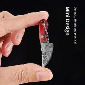 Couteau de poche micro-lame fixe en acier inoxydable avec poignée en cuir, décapsuleur et mini-couteau écologiques personnalisés en gros - Product Image 4
