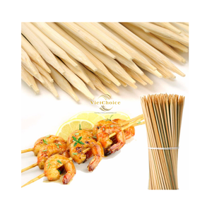 Brochettes en bois de qualité supérieure VietChoice, bâtonnets en bambou naturel pour barbecue, jetables, style simple - Product Image 1