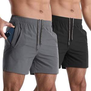 Shorts de sport pour hommes de haute qualité personnalisés, en nylon monocouche, cargo, à séchage rapide, pour le tennis et l'entraînement - Product Image 3