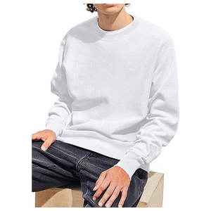 Sudaderas de Cuello Redondo para Hombre, Ligeras, de Manga Larga, Casuales, que Absorben la Humedad, Cómodas, de Mezcla de Algodón, Deportivas - Product Image 2