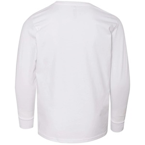 Camiseta de Manga Larga para Niños y Niñas, 100% Algodón Orgánico, Cuello Redondo, Estampado con Logotipo, Estilo Casual, Venta al Por Mayor de Ropa Infantil - Product Image 4