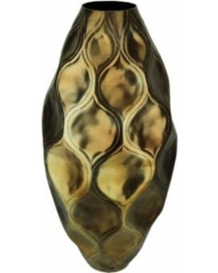 แจกันดอกไม้โลหะอะลูมิเนียม แจกันตั้งโต๊ะทองเหลืองทันสมัย - Product Image 4