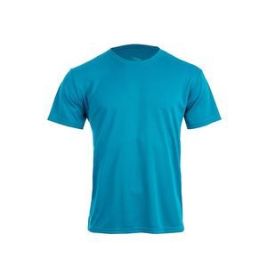 เสื้อยืดสีดำเรียบแบบขายส่ง รับสกรีนโลโก้ เสื้อยืดกีฬา สำหรับกีฬาและฟิตเนส - Product Image 5