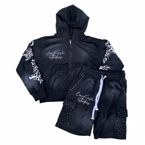 Conjunto de Chaqueta Cortavientos Reflectante Personalizada, Traje Deportivo para Hombre, Ropa Deportiva Urbana, Traje de Nylon Transpirable con Cierre, Ropa Deportiva para Hombre - Product Image 2