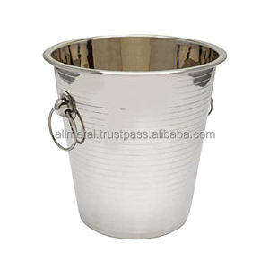 Leopard handle Champagne, Wine or <b>Beer</b> Ice Bucket Heavy Built for parties and occasions Customizable - Product Image 5