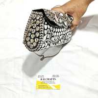 Sac de soirée de luxe de marque de mode de qualité supérieure, pochette en métal ornée de pierres pour femme, idéal pour mariage, au meilleur prix