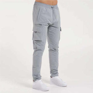 Pantalones Deportivos Casuales Ligeros para Hombre, Tela de Lona de Algodón/Spandex, Duraderos, Venta al Por Mayor OEM - Product Image 1