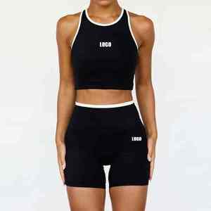Nouvel ensemble de sport pour femme : soutien-gorge sans bretelles, tenue de yoga et vêtements de fitness pour femmes grandes - Product Image 6