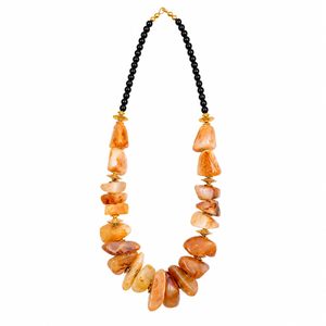 Collier en résine colorée mignon et coloré, design unisexe, bijoux multicouches pour soirée, forme de boule ronde, collier en acrylique lucite - Product Image 4