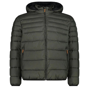 Veste à capuche unisexe vert foncé coupe classique coupe-vent couleur unie fermeture éclair devant décontractée printemps 100% coton brodée - Product Image 6
