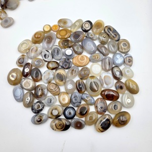 High Quality Natural Sulemani Eye Agate Cabochon Loose Stone For Jewelry Making Bulk Agate Cabochon Sulemani <b>Aqeeq</b> <b>Ring</b> Size - Product Image 4