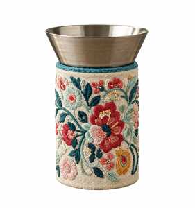 Quemador de incienso hecho a mano con diseño floral bordado, soporte aromático para todas las estaciones a precio económico. - Product Image 4