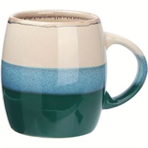 18 oz grande tazza di caffè in ceramica bocca rotonda grande tazza da tè lavastoviglie e microonde per uso ufficio e casa - Product Image 3