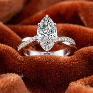 925 Sterling Silver Marquise Cut Engagement <b>Ring</b> Women Pave Band American Diamond <b>CZ</b> Wedding <b>Ring</b> Elegant Fine Jewelry - Product Image 1
