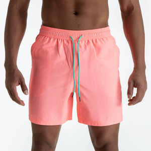 Custom Blank Swim <b>Trunks</b> <b>Men</b> Quick Dry 100% Polyester Anti-UV Elastic Waist Casual Breathable Eco-Friendly Waterproof Shorts - Product Image 5