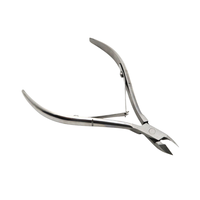 Professional Stainless Steel Cuticle Nipper Straight Blade Sharp Tip Nail Tool for Finger Manicure Adult Use