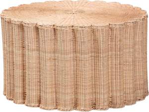 Mesa de Centro Extensible de Ratán al por Mayor, Altura Ajustable, Diseño Boho Minimalista para Interiores y Exteriores, Muebles para Sala de Estar - Product Image 6