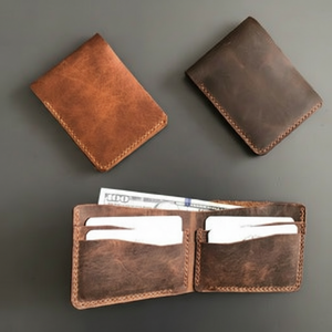Nouveau Portefeuille Court en Cuir Vintage Personnalisé pour Homme, Mini Porte-Cartes de Crédit, Pochette Classique Tendance, Portefeuille Fin Givré Rajasthan - Product Image 4