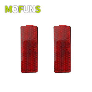 E-Mark Adhésif réfléchissant rectangulaire pour la protection des systèmes de carrosserie de sécurité des motos - Product Image 1