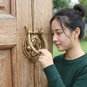 Battant de porte en fonte antique, design rustique traditionnel, extérieur, réglable, montage facile, durable, écologique, quincaillerie - Product Image 2