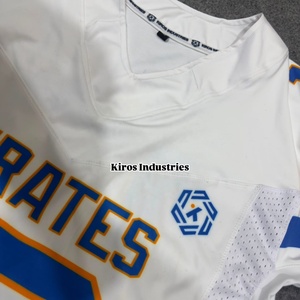 Vêtements de sport Uniforme de football américain Maillot et short unisexe à manches courtes Séchage rapide Fabriqué au Pakistan Vente en gros en vrac - Product Image 3