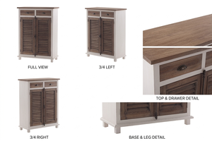 Armoire en bois massif Luna Zio, finition naturelle, élégante, pour le rangement, buffet pour salon, hôtel, villa, projet, meubles robustes et luxueux - Product Image 5