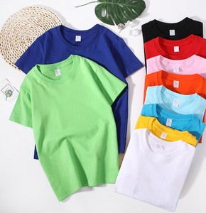 T-shirt personnalisé pour enfants, coton 160 g/m², col rond, manches courtes, imprimé avec logo personnalisé pour hommes, femmes et enfants - Product Image 4