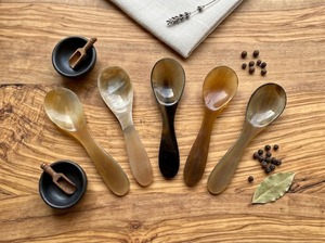 Cucharas Premium de Cuerno de Búfalo y Buey para Colecciones de Vajillas, Cuchara de Cuerno de Buey para Regalos, Cuchara de Cuerno de Buey Segura para Alimentos para Uso Diario - Product Image 3