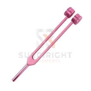 Diapasón de aluminio de 512 Hz para diagnóstico clínico, neurología, audiológica, ortopedia y evaluación auditiva OEM Blush MOL - Product Image 2