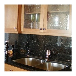 Premium black color Balck Galaxy <b>Granite</b> cut to size slabs for projects #readytouseslabs - Product Image 1