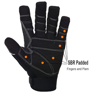 Guantes de Impacto TPR, Guantes Mecánicos de Protección Premium, Agarre Resistente, Soporte OEM, Venta al Por Mayor - Product Image 4