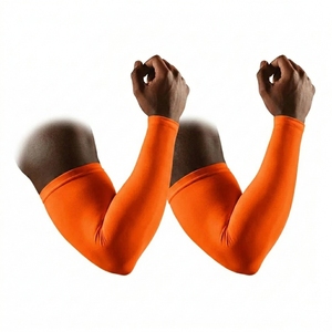 Manchons de compression sportifs en polyester rafraîchissants et anti-UV pour hommes et femmes, vente en gros - Product Image 5