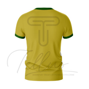 Camiseta de fútbol unisex transpirable con diseño de sublimación impresa personalizada para hombre - Product Image 4