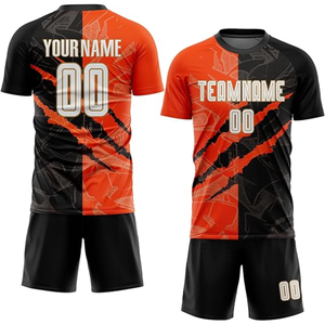 Conjunto de Camiseta y Pantalones Cortos de Fútbol de Secado Rápido, Diseño Único, Modelo de Nueva Temporada, Transpirable, Cómodo, Cuello Redondo, Uniforme de Fútbol - Product Image 3