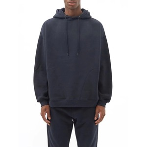 Sudadera con Capucha Extra Grande para Hombre, de Forro Polar, Color Sólido, Estilo Casual Urbano, con Bolsillo, Transpirable, de Algodón Tejido - Product Image 1