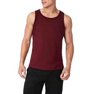Camiseta sin Mangas Azul para Hombre, Cuello Redondo, Tejida, Color Sólido, Secado Rápido, Ropa Deportiva Informal, Diseño 2026 - Product Image 5