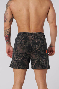Shorts de sport unisexe coupe ample camouflage à séchage rapide, taille élastique, style urbain, pour la course et le basketball – Grande Vente - Product Image 6