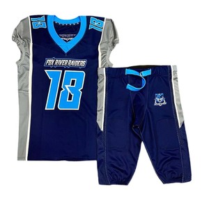 Camiseta de Fútbol Americano Personalizada para Adultos, Ropa Deportiva al por Mayor OEM, 100% Poliéster, Transpirable, de Secado Rápido, Antibacteriana - Product Image 2