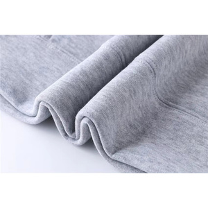 Sweat-shirts à capuche unisexes personnalisés avec logo brodé, en polaire polyester uni, coupe oversize pour hommes, vente en gros - Product Image 3