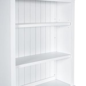 Libreria Moderna Alta 212 cm con Illuminazione LED a 3 Pezzi, 2 Ante, 1 Cassetto e Scaffali Aperti - Product Image 3