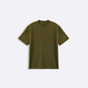 เสื้อยืดคอกลมแขนสั้นทรงหลวม ระบายอากาศ แห้งเร็ว ผ้าฝ้ายและใยไผ่ 100% ไม่หดตัว สำหรับผู้ชาย แฟชั่นฤดูร้อน สไตล์ลำลอง ขายส่ง - Product Image 1