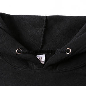 Sudadera con Capucha Negra para Hombre, Ligera, Informal, de Manga Larga, con Cordón Ajustable y Bolsillo Canguro - Product Image 4
