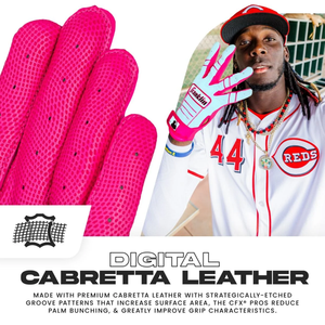 Guantes de Bateo de Béisbol ProGrip Elite al por Mayor |   Diseño Estilo Franklin |   Agarre Premium |   Logotipo Personalizado OEM - Product Image 3