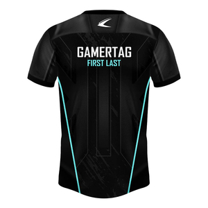 Camiseta de Pádel con Cuello Redondo y Estampado de Puntos, Sublimación Completa, Manga Corta, Elástica en Cuatro Direcciones, Transpirable, Ecológica, Deportiva - Product Image 2