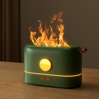 SCENTCARES Humidificateur diffuseur d'arôme d'air ultrasonique à brume fraîche électrique pour la maison Style de flamme de feu Garantie 1 an