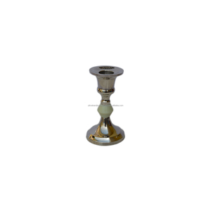 Fully Metal <b>Candle</b> Holders With Plated Finishing Modern <b>Candle</b> Stand Home Villa <b>Dinner</b> And Wedding Design Best Home Accents - Product Image 2