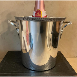 New Elegant Style Stainless Steel Metal Round Shape Golden Antique Finished <b>Ice</b> Bucket Used Home and Hotels Accessories Supplies - Product Image 6